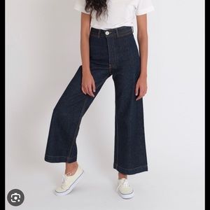 JESSE KAMM DARK BLUE SAILOR PANTS